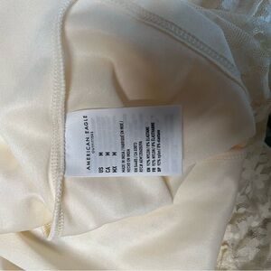 American Eagle Outfitters Women's Cream A-Line Skirt